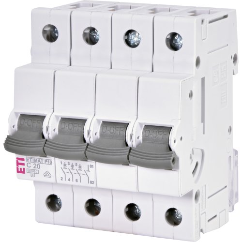 ETI automaat 3p+n c20 10ka - 433022190 - 4320090