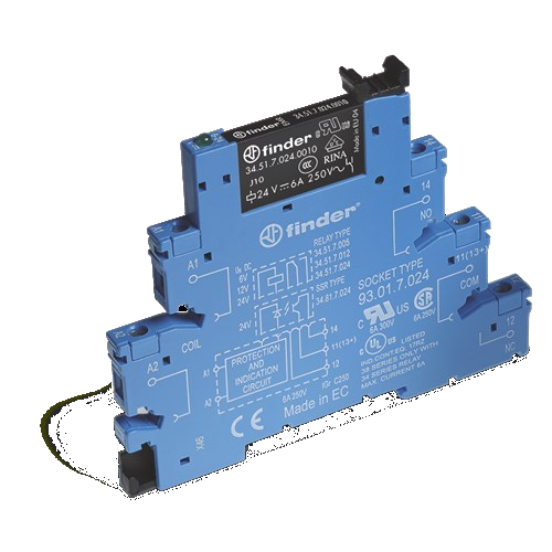 FINDER relais 1w 6a 220-240vuc 38.51.0.240.0060 - 4375046 - 4375046