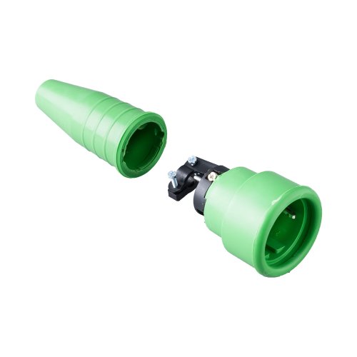 Keraf Volrubber koppelcontactstop 16A 250V~ randaarde geheel groen - 43b43836ab6684a9adf61337d6d54908 - 20157456