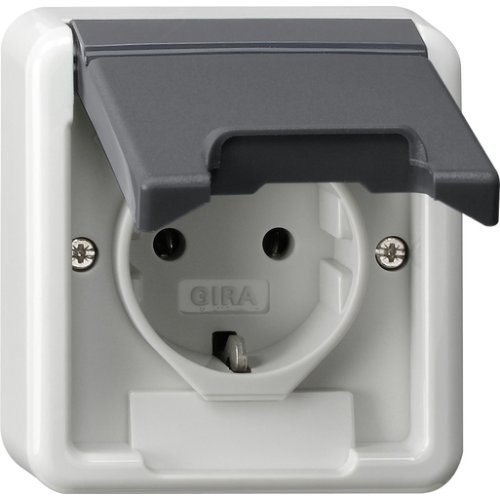 GIRA wcd 1v ra opb wd grijs 445035 - 445035 - 3300216