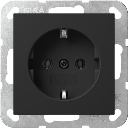 GIRA wcd 1v ra inb mat zwart 4466005 - 4466005 - 11004504