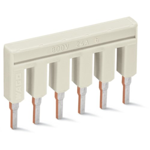 WAGO brug 6-voudig ge&iuml;soleerd lichtgrijs 2002-406 - 44cce20c 47f1 4e76 84a8 4d6856d8b209 - 11009127