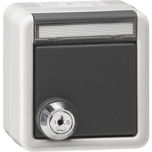 GIRA wcd opb wd met slot gelijksluitend grijs 456930 - 456930 - 11010938