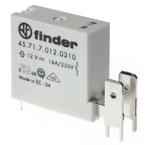 Finder FIN RELAIS 1V 16A 12VDC S. - 4571 - 20006940
