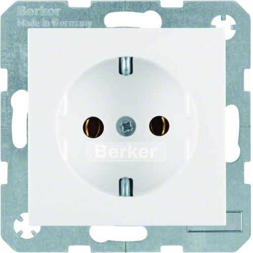 BERKER wcd 1v ra inb s1 glanzend wit/polar wit 47438989 - 47438989 - 11000617