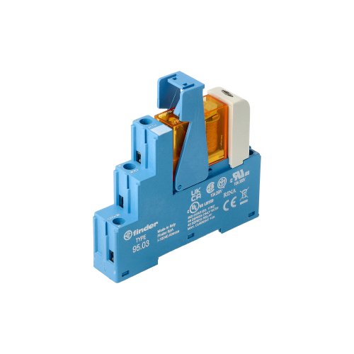 Finder FIN INTERF.RELAIS 1W 10A 12VAC - 483180240060 1 klein - 20007021