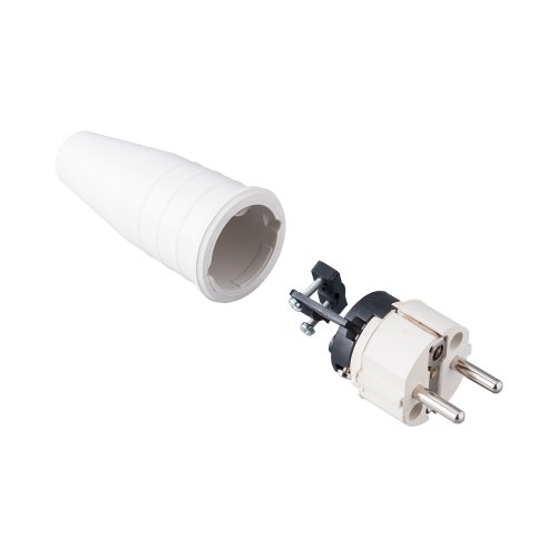 Keraf Volrubber contactstop 16A 250V~ bus/randaarde geheel wit - 488556330dd6de7a6074ad1c41de1d01 - 20157455