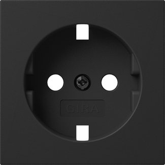 GIRA losse centraalplaat 1v ra mat zwart 4920005 - 4920005 - 11009992