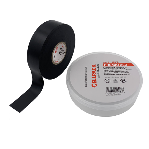 CELLPACK PVC Isolatietape type 233 19mmx20m/ zwart - 4d0a7315 aa19 497f be8d 54a76a2d6df6 - 5032720