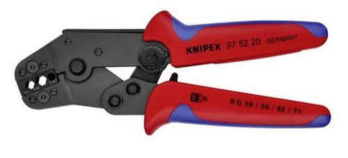 KNIPEX krimptang bnc,tnc,rg58,rg59,rg223 97 52 20 - 5015326 - 5015326