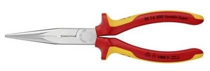 KNIPEX platte rondbektang 200mm 26 16 200 - 5015391 - 5015391