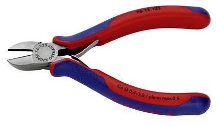 KNIPEX elektronica zijkniptang 125mm 76 12 125 - 5015392 - 5015392