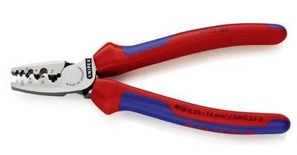 KNIPEX krimptang adereindhulzen 0,25-16mm&sup2; 97 72 180 - 5015414 - 5015414