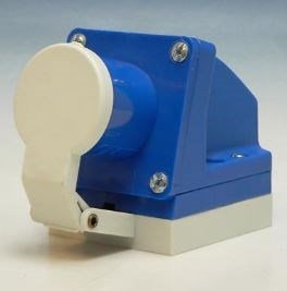 PCE toestel wcd opbouw met klapdeksel 16A 3P 230V 6H - 513 6dv - 513-6DV