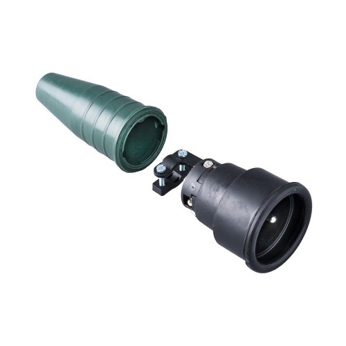 Keraf Volrubber koppelcontactstop 16A 250V~ penaarde greep legergroen - 51a16e56a7695947ed5d381f8f8a35a1 - 20157475