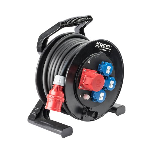 PCE Kabelhaspel 25 m H07RN-F 5G2,5 16/5/400 & 3xSchuKo XREEL310 - 528c2fcf2687e7fdcef43f189bd46850 - 20167306