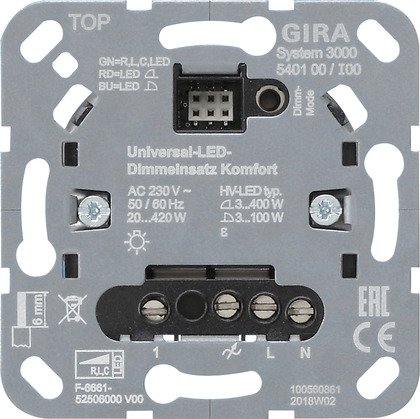 GIRA dimmer universeel en led 540100 - 540100 - 11002996