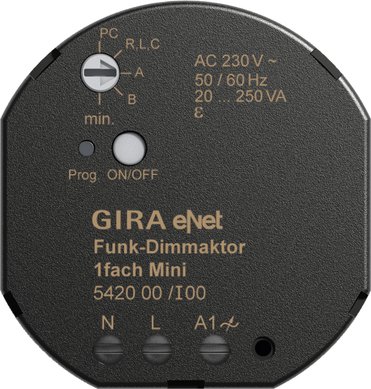 GIRA enet draadloze dimactor 1v mini 542000 - 542000 - 3300427