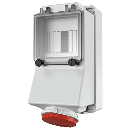 Mennekes WCD 16A 5P 6H 400V IP44 + rail - 5495 - 20022105