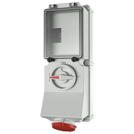Mennekes WCD 16A 5P 6H 400V IP44 + rail - 5613a - 20022200