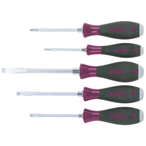 WIHA Schroevendraaierset MicroFinish met slagkap 5533 HK5 SL/PH, 5-del - 56ed617c 138d 41a0 b1ab f6026d042b39 - 20013407