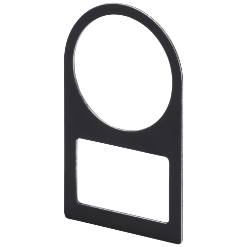 EAO Tekstplaathouder zwart, t.b.v. serie 61/71/84 - 58c68c537e65da495b028a1a58baa151 - 20043511