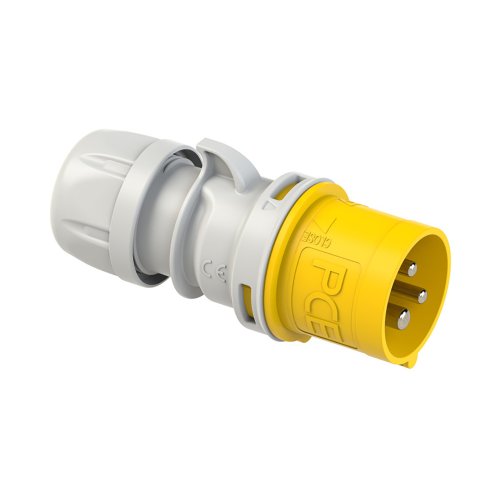 PCE steker twist geel 16A 3P 110V 4H - 5b3ec315f6dc3feef7dce0180bb5e7bd - 20158064