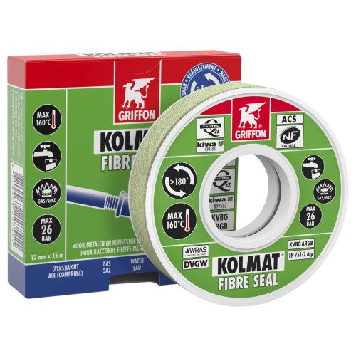 GRIFFON kolmat fibre seal rol 12mm x 15m 6300531 - 5da0a01e4da2969f6a1db3b9993b819f - 4024712