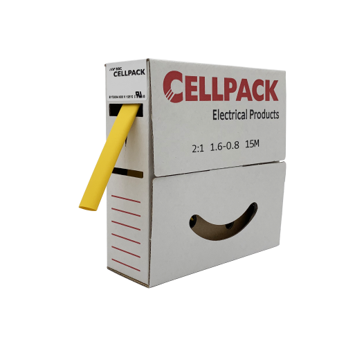 CELLPACK Krimpkous/afrolbox dunw. krimpverh. 2 : 1 - SB/1.6-0.8/geel/15m/VP5 - 5db00aaa 8d1a 4b13 bdc6 fc8e3e48e7d4 - 20009294