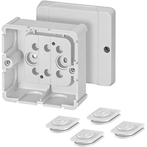 Hensel Kabeldoos IP54. zonder klem. 7x membraan invoer. Grijs - 6000037 etim internet - 20010436