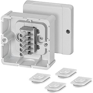 Hensel Kabeldoos IP54. 1.5-2.5 mm&sup2;. 5 polige klem. Grijs - 6000038 etim internet - 20010437