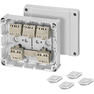Hensel Kabeldoos IP54. 1.5-2.5 mm&sup2;. 5 polig insteekklem. Grijs - 60000765 etim internet - 20010442