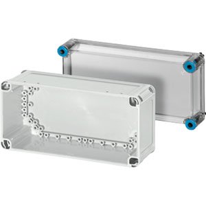 Hensel Lege behuizing IP66. inb. afm. 275x125x150 mm. Transparant deksel - 60001036 etim internet - 20010675