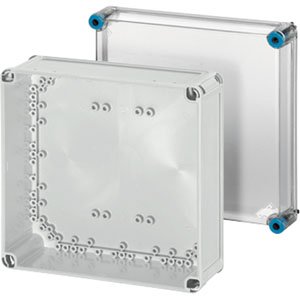 Hensel Lege behuizing IP66. inb. afm. 275x275x150 mm. Transparant deksel - 60001038 etim internet - 20010677
