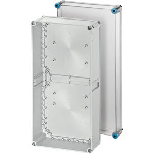 Hensel Lege behuizing IP66. inb. afm. 275x575x150 mm. Transparant deksel - 60001042 etim internet - 20010681