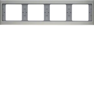 BERKER afdekraam 4v mat rvs 13837004 - 60259bcbde43136c29a82986c8136641 - 3200077