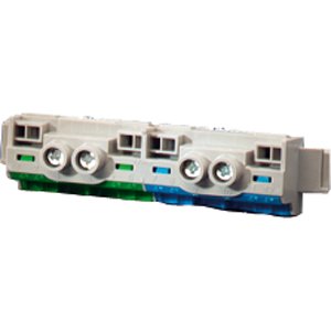 Hensel PE-en Nul-klem voor KV 6 module. per PE/N 2x25mm&sup2; en 4x4 mm&sup2; - 61000727 etim internet - 20010847