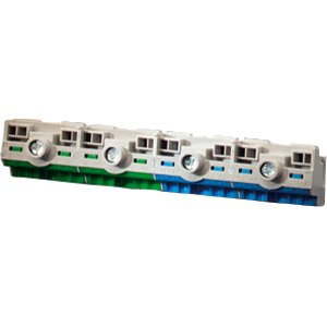 Hensel PE-en Nul-klem voor KV 9 module. per PE/N 2x25mm&sup2; en 8x4 mm&sup2; - 61000728 etim internet - 20010848