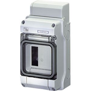 Hensel Automatenbehuizing KV Polycarbonaat IP65. 3 mod. Invoer M20. +PE klem - 61001100 etim internet - 20010859