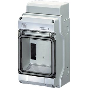 Hensel Automatenbehuizing KV Polycarbonaat IP65. 4.5 mod. Inv M20/25/32. +PE - 61001101 etim internet - 20010860
