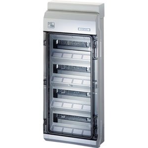 Hensel Automatenbehuizing KV Polycarbonaat IP65. 48 mod. 4x12. Tule inv. +PE - 61001107 etim internet - 20010866