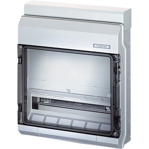 Hensel Automatenbehuizing KV IP65. 18 module + extra Din rail. Tule invoer - 6100431 etim internet - 20010814