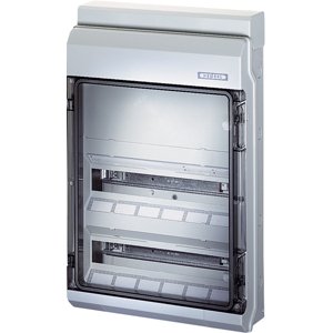 Hensel Automatenbehuizing KV IP65. 36 mod. 2x18 + extra Din rail. Tule invoer - 6100433 etim internet - 20010827