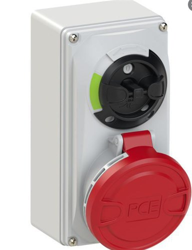 PCE afschakelbare wcd 32A 5P 400V 6H *ip44* - 6125 6 - 6125-6