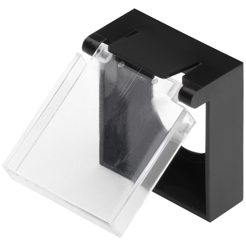 EAO Beschermdeksel zwart/helder 24x24 plastic - 61beb1114dcf4995d45ee76c82c0fcb8 - 20043487
