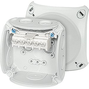HENSEL kabeldoos ip66 93x93x62mm klem.strook DK0202G - 62000001 etim internet - 2551507