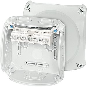 HENSEL kabeldoos ip66 130x130x77mm klem.strook DK0606G - 62000007 etim internet - 11001260