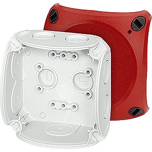 Hensel Kabeldoos IP66. BM1. zonder klem. M20 membranen. Deksel Rood - 62000035 etim internet - 20010361