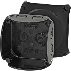 Hensel Kabeldoos IP66/67/69. BM1. Zonder klem. Invoer M20. Zwart - 62000042 etim internet - 20010702