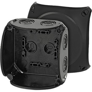 Hensel Kabeldoos IP66/67/69. BM2. Zonder klem. Invoer M20/25. Zwart - 62000046 etim internet - 20010708